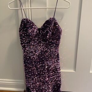 Purple Homecoming Dress